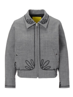 Picture No.1 of Onitsuka Tiger WOMEN'S EMB JACKET Onitsuka Tiger 2182B522_020