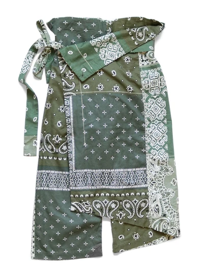 Picture No.1 of KAPITAL Gauze Bandana Patchwork Print Wrap Pants K2004LP128