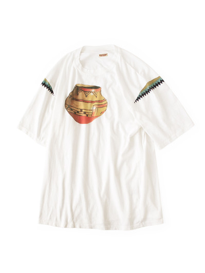 Picture No.1 of KAPITAL 20/- Jersey Crew PAW-WAW-T (Beanpot Print) K2603SC036