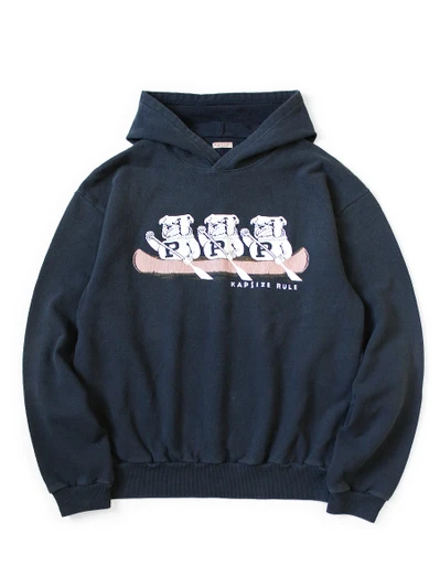 Picture No.1 of KAPITAL Fleece-lined Hooded Sweatshirt (`P`BULLDOGpt) K2510LC097