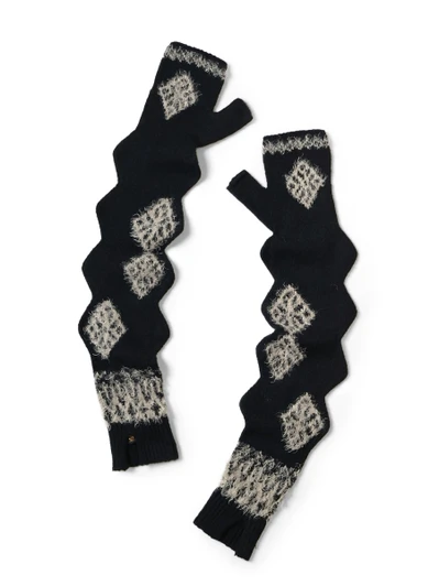 Picture No.1 of KAPITAL 10G Wool Giza Giza Arm Warmers K2511XG558