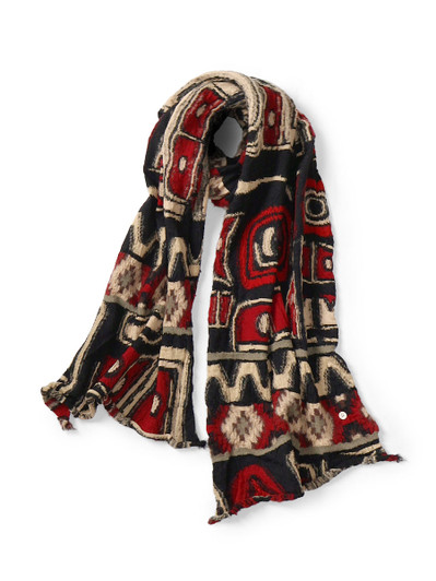 Picture No.1 of KAPITAL Felted Wool Alaska-Raven HAPPY Scarf K2512XM569