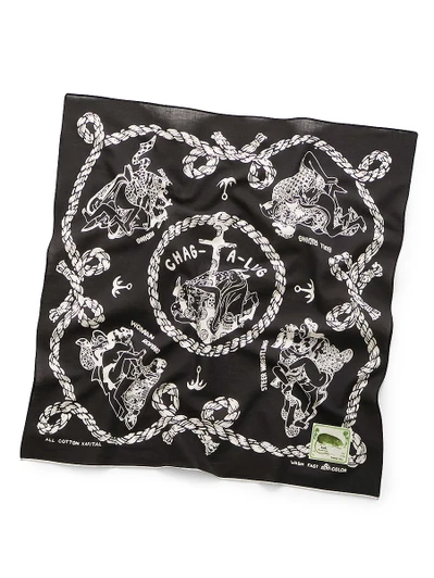 Picture No.1 of KAPITAL fastcolor Selvedge Bandana (Sneak Anchor) EK-914EK-914BA