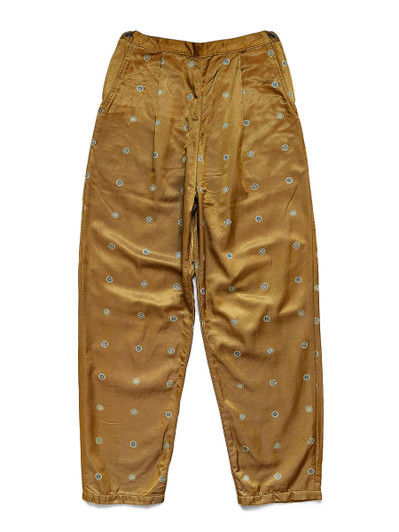 Picture No.1 of KAPITAL Cotton-rayon Brushed Lining, Bean-pattern Discharge Print High-waisted Pants K2109LP062