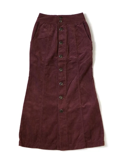 Picture No.1 of KAPITAL 13W Corduroy Maxi Skirt K2109SK013