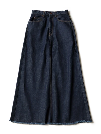 Picture No.1 of KAPITAL 13Oz Denim High-waisted Maxi Skirt EK-1422SK