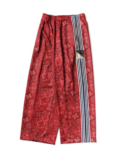 Picture No.1 of KAPITAL Smooth Jersey Cookie Bandana Print Baggy Track Pants K2504LP152