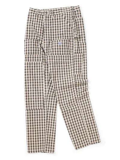 Picture No.1 of KAPITAL OX Gingham Lumbar Pants K2604LP106