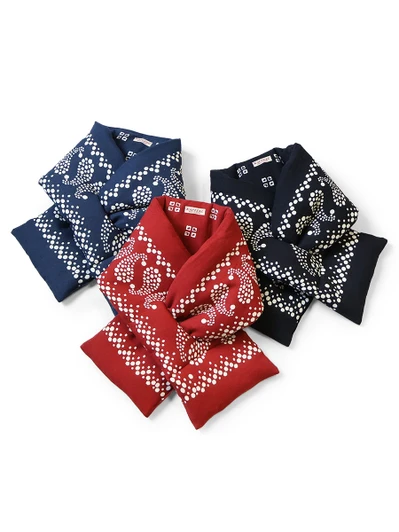 Picture No.1 of KAPITAL Linen-rayon Bandana Pattern KESA Scarf EK-573XMB