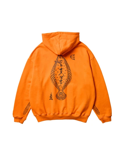 Picture No.1 of Evisen Skateboards ZABUTON HOODIE - ORANGE 15413388116282