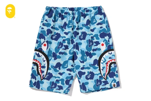 Picture No.1 of BAPE ABC CAMO SIDE SHARK BEACH SHORTS 1M20-353-001
