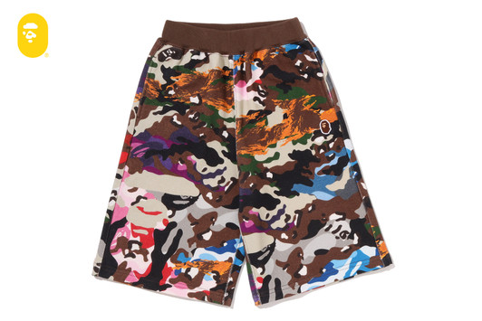 Picture No.1 of BAPE HYBRID CAMO ONE POINT SHORTS 1M80-353-003