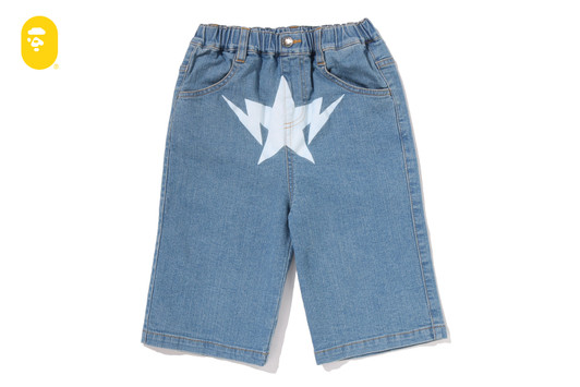 Picture No.1 of BAPE TWIN STA 10 OZ DENIM SHORTS 1M80-351-001