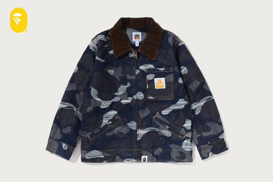 Picture No.1 of BAPE CAMO JACQUARD DENIM JACKET 1M80-340-005