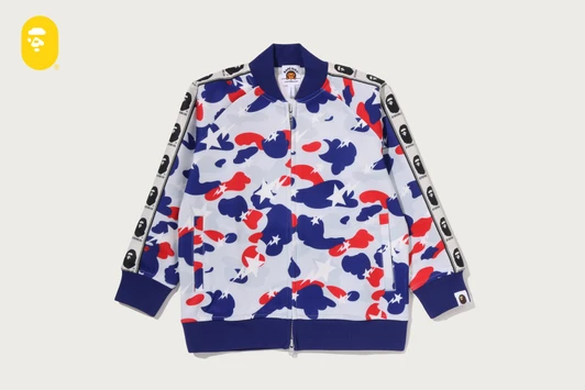 Picture No.1 of BAPE STA STRIKE CAMO TAPE TRACK JACKET 1M80-315-003