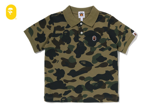 Picture No.1 of BAPE 1ST CAMO ONE POINT POLO SHIRT 1M30-312-001