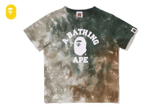 Picture No.1 of BAPE TIE DYED COLLEGE TEE 1M30-309-002