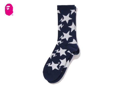 Picture No.1 of BAPE STA PATTERN SOCKS UNDERWEAR 1M20-284-002