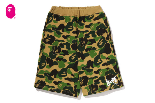 Picture No.1 of BAPE ABC CAMO BAPE STA LOGO SWEAT JORTS 1M80-253-307