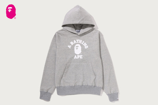Picture No.1 of BAPE COLLEGE PULLOVER HODDIE 1M80-214-301