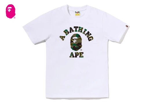 Picture No.1 of BAPE 1ST CAMO COLLEGE TEE 1M80-210-012