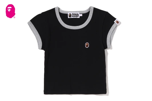Picture No.1 of BAPE APE HEAD ONE POINT CROPPED TEE 1M80-209-301