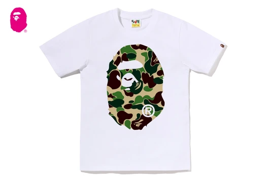 Picture No.1 of BAPE ABC CAMO BIG APE HEAD TEE 1M80-210-006