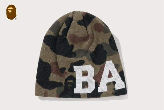 Picture No.1 of BAPE 1ST CAMO KNIT CAP 1M70-181-003