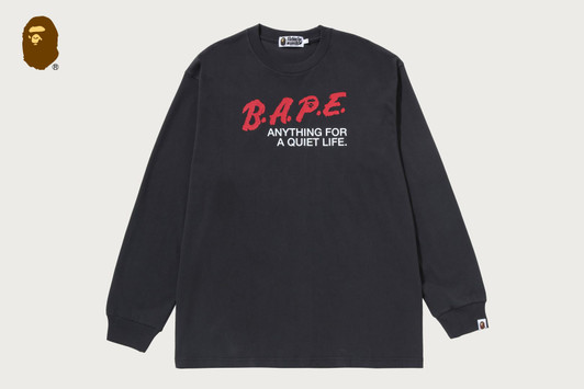 Picture No.1 of BAPE BAPE LOGO RELAXED FIT LS TEE 1M80-111-307