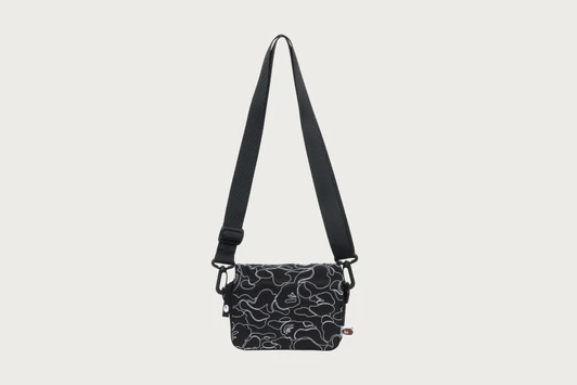 Picture No.1 of BAPE LINE CAMO QUILTED SHOULDER BAG 1M80-190-005