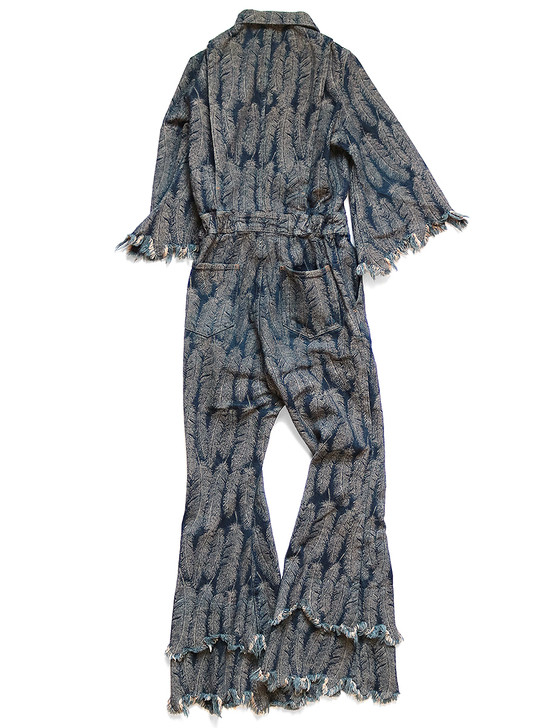 12Oz Feather Denim Jumpsuit KR2002OP01