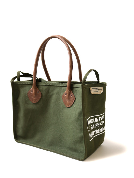 KAPITAL Bag No. 4 Army Canvas MILK BAG XS