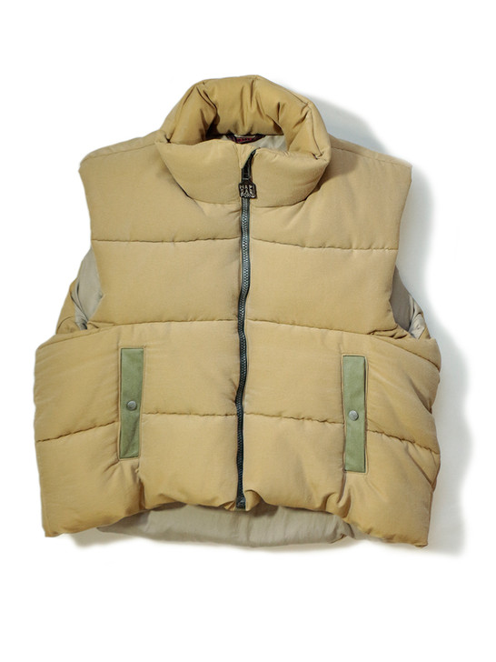 KAPITAL Jacket/Vest 60/40 Cross Burger-KEEL Vest (Snow Processing)