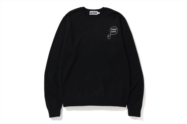 KNIT [BAPE X DSMG] CREW NECK KNIT