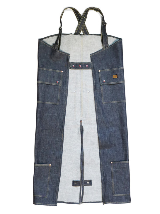 KAPITAL Jacket/Vest 12.5Oz Denim Chaps Game Vest