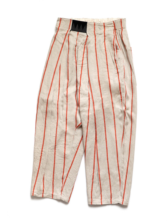 Picture No.1 of KAPITAL Linen Phillies Stripe Easy Beach GO Pants EK-1047