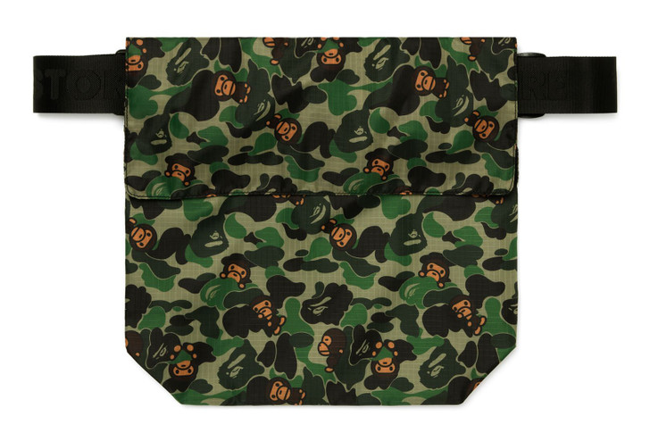 Picture No.1 of BAPE ABC MILO CAMO LUGGAGE BELT BAG AH20-482-008