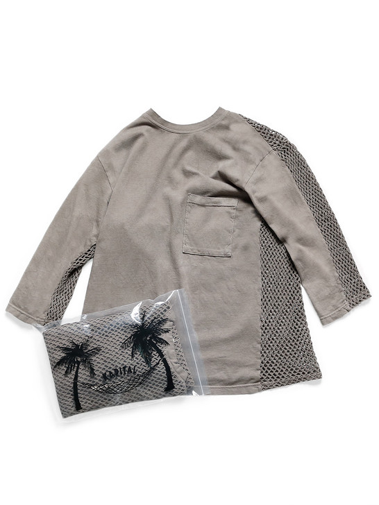 KAPITAL T-Shirt 20 / -Tianzhu Catavira Crew Three Minutes T (Back