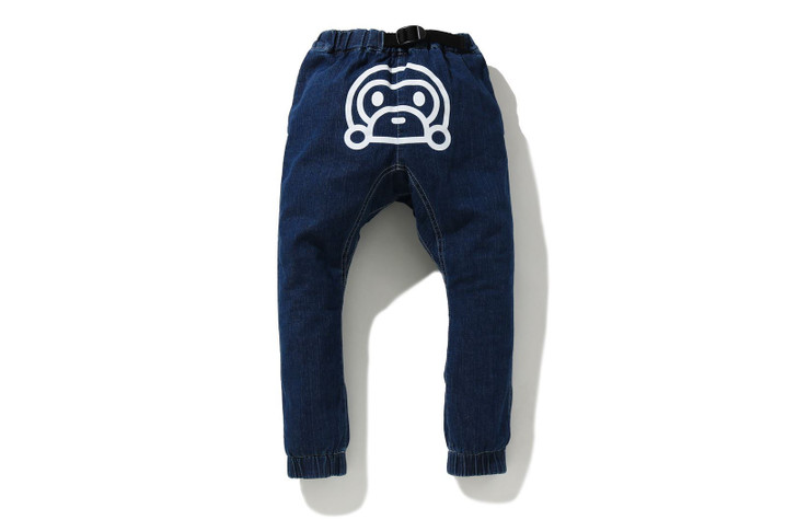 Picture No.1 of BAPE BABY MILO DAMAGED DENIM PANTS 2H20-350-601