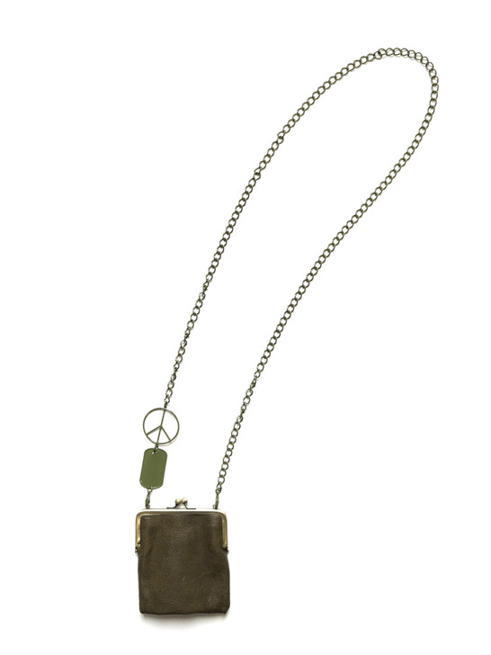 KAPITAL Bag Leather Gamaguchi Chain Wallet (Small)