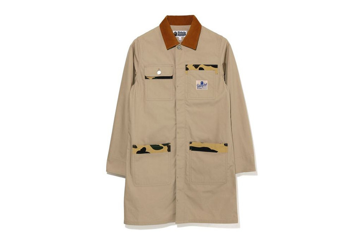 Picture No.1 of BAPE PIRATE 1ST CAMO WORK SHIRT ONEPIECE 1G80235503