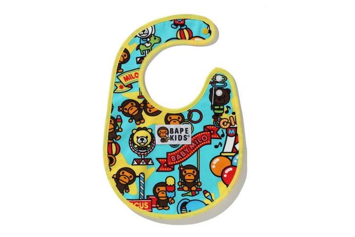 Picture No.1 of BAPE BABY MILO CIRCUS BIB 2H80-567-803