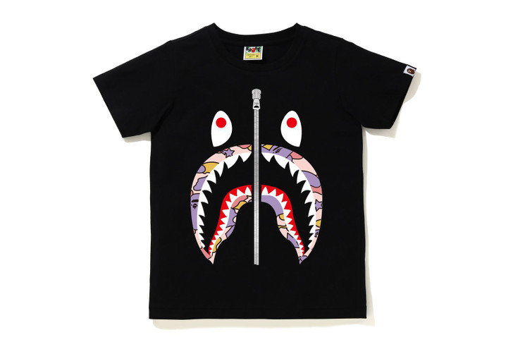 Picture No.1 of BAPE STA CAMO SHARK TEE 1H80-210-031