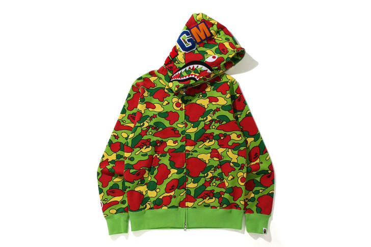 STA CAMO SHARK ZIP HOODIE 1H80-115-004