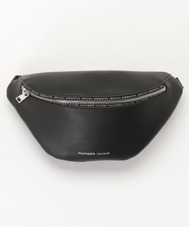 Picture No.1 of NUMBER (N)INE Sustainable High-grade Leather Waist Bag BJ3SNA10