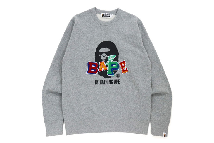 Picture No.1 of BAPE BAPE PATCH CREWNECK 1H80-113-013