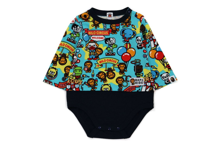 Picture No.1 of BAPE BABY MILO CIRCUS BODYSUIT 2H80-583-802