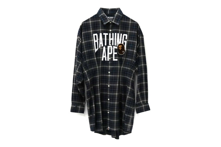 One Piece Bape Patched Waist Tuck Shirt Onepiece