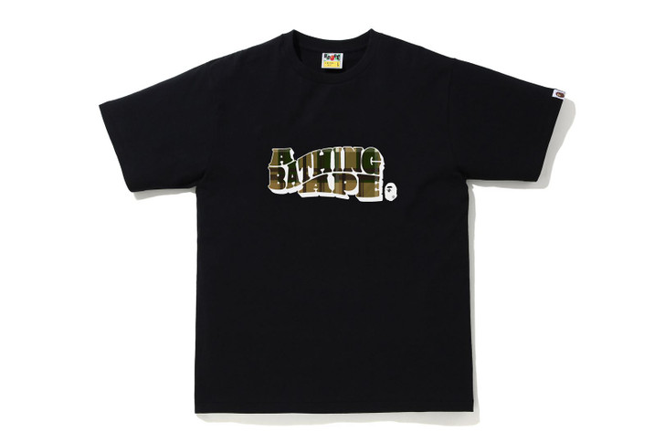 Picture No.1 of BAPE BAPE CHECK A BATHING APE LOGO TEE 1H80-110-055