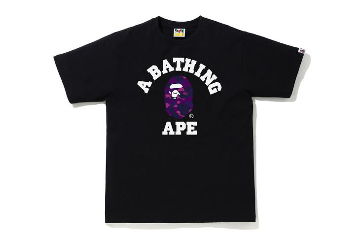 Picture No.1 of BAPE COLOR CAMO COLLEGE TEE 1H80-110-013